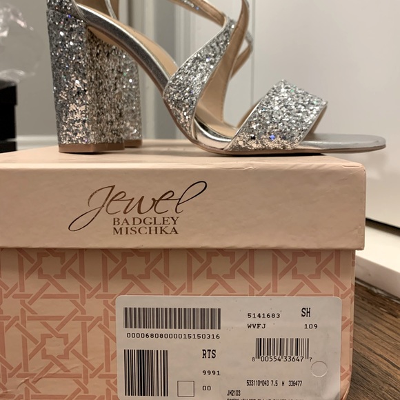 Silver Glitter Sandal - Picture 8 of 8